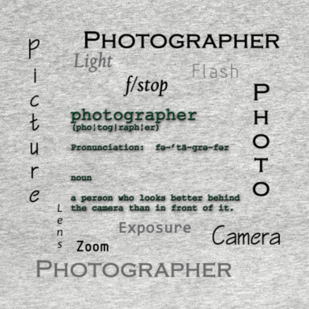 PhotographerDefinitions Photographer Long Sleeve TShirt TeePublic